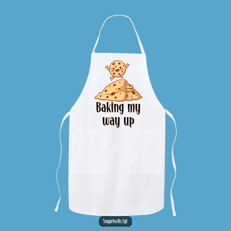 Funny Giggling Cookie Apron - Chef's Cartoon Cookie Kitchen Gift