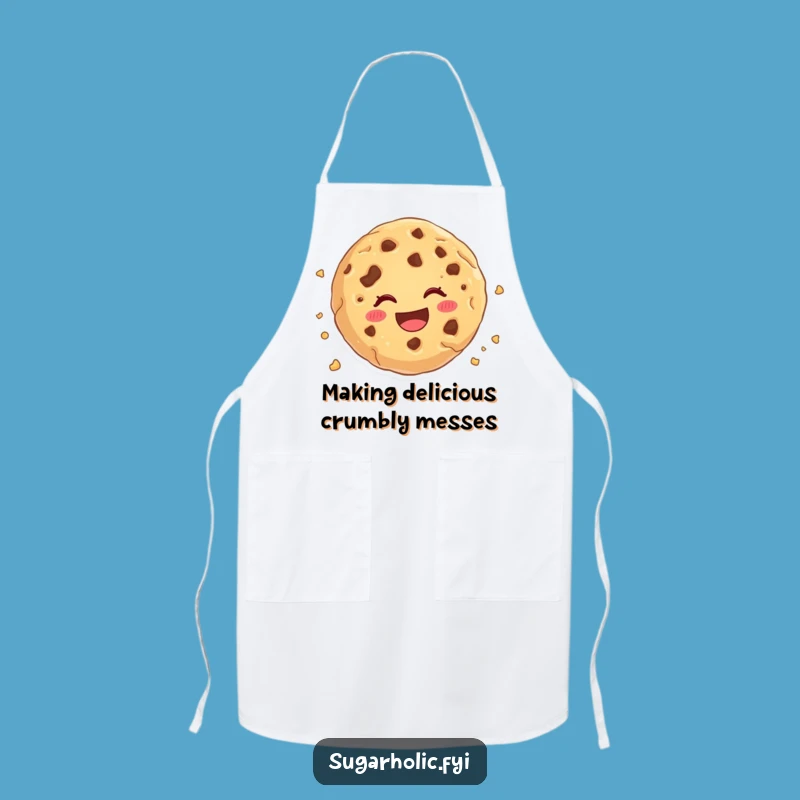 Funny Cookie Crumble Apron - Cartoon Treat for Joyful Baking