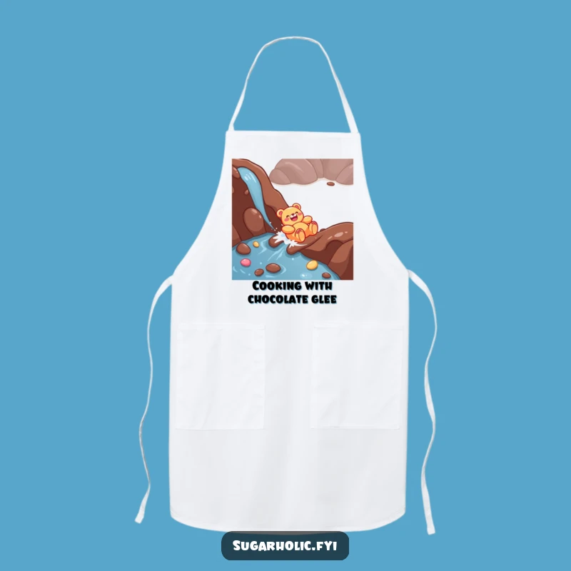 Funny Gummy Bear Apron - Sweet Chocolate River Kitchen Wear, Ideal Funny Cook Gift