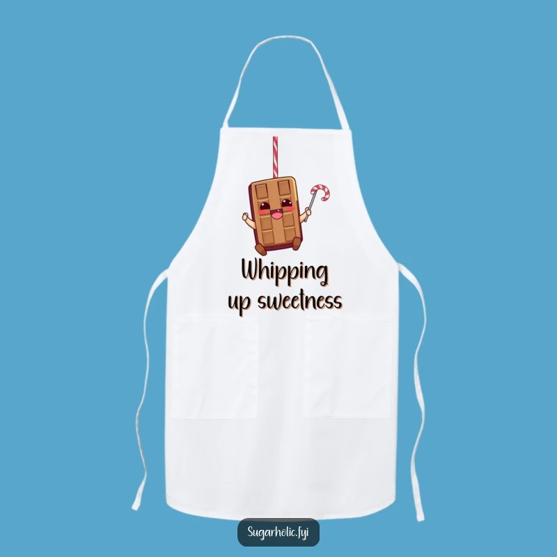 Funny Chocolate Swing Apron: Chef's Character Fun, Whimsical Kitchen Gift