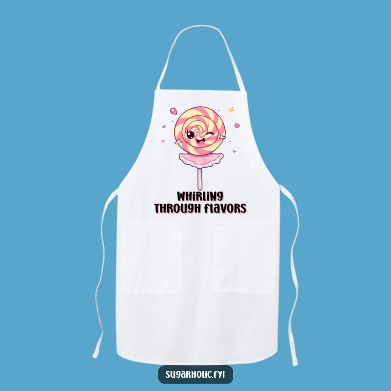 Funny Lollipop Ballerina Apron - Kitchen Fun Spinning Treat, Perfect Funny Gift for Bakers