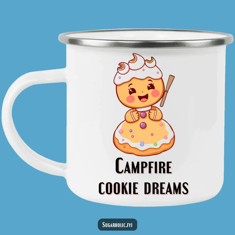 Funny Gingerbread Baker Camping Mug - Gleeful Outdoor Gift
