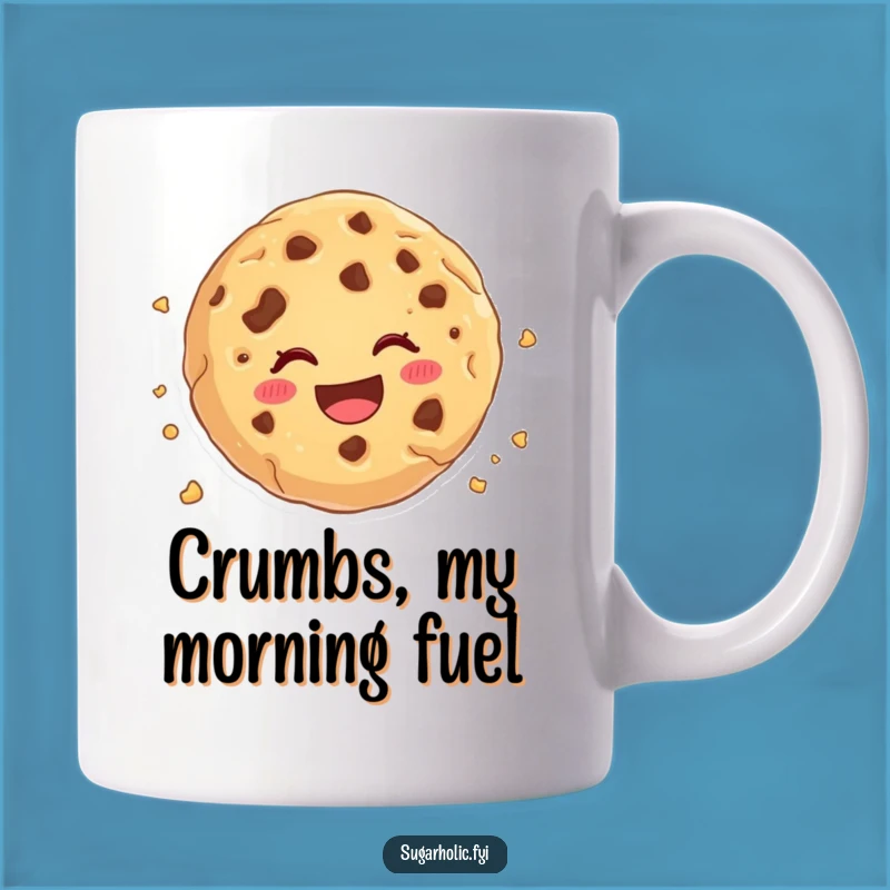 Funny Cookie Crumble Mug - Delightful Cartoon Treat for Sweet Moments