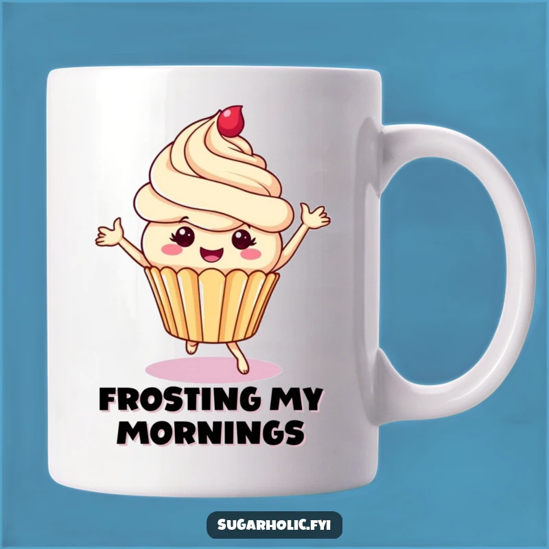 Funny Cupcake Frosting Swirls Mug - Hilarious Gift for Sweet Treat Lovers