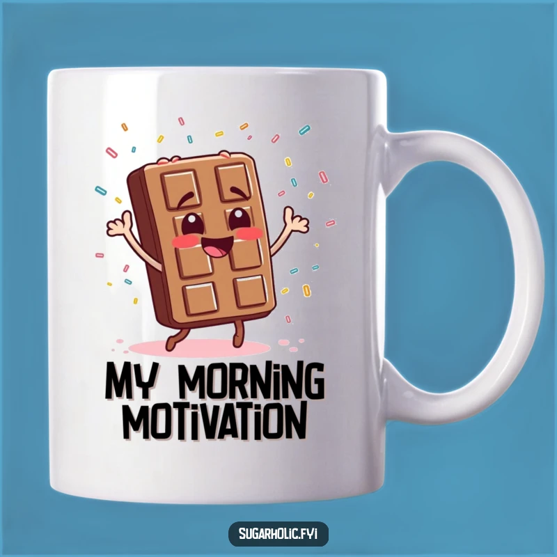 Funny Chocolate Bar Dancing Mug: A Hilarious Treat for Sweet Art Lovers
