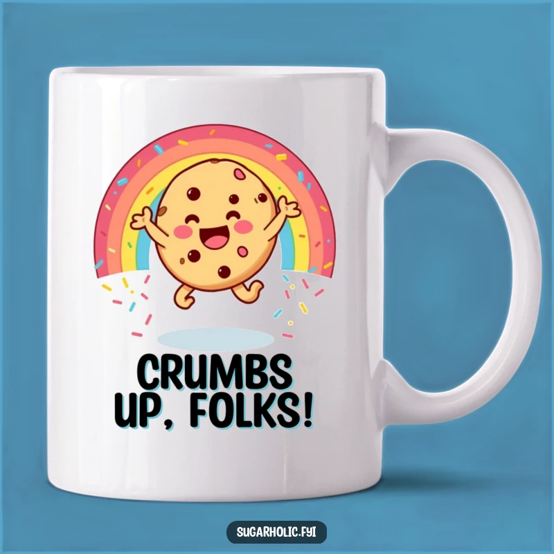 Funny Cookie Rainbow Sprinkles Mug - The Ultimate Hilarious Gift for Sweet Celebrations