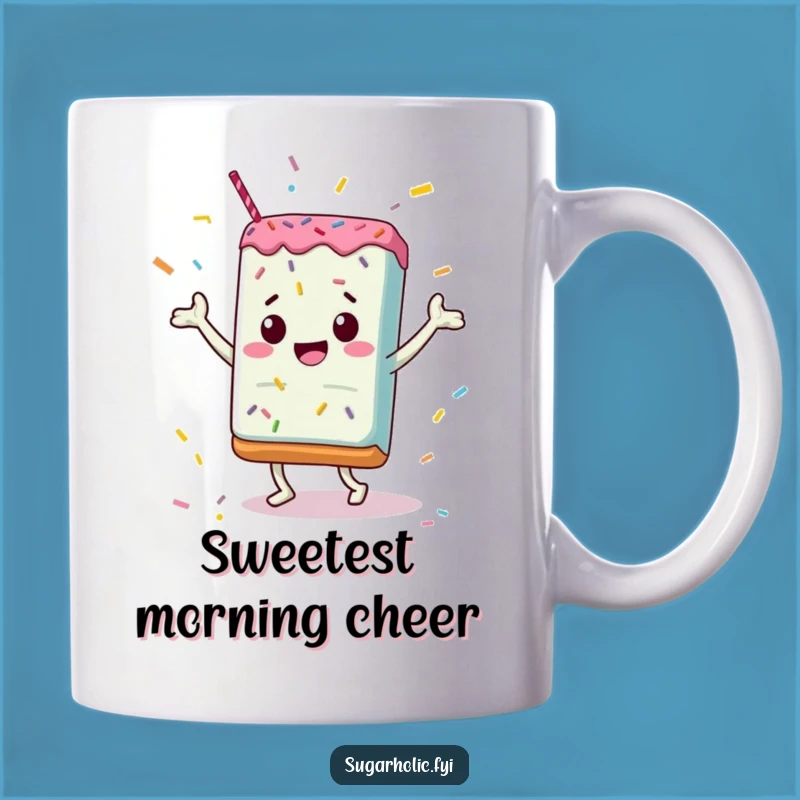 Funny Candy Bar Mug: Sprinkle Dance Celebration - Hilarious Sweet Treat Gift!