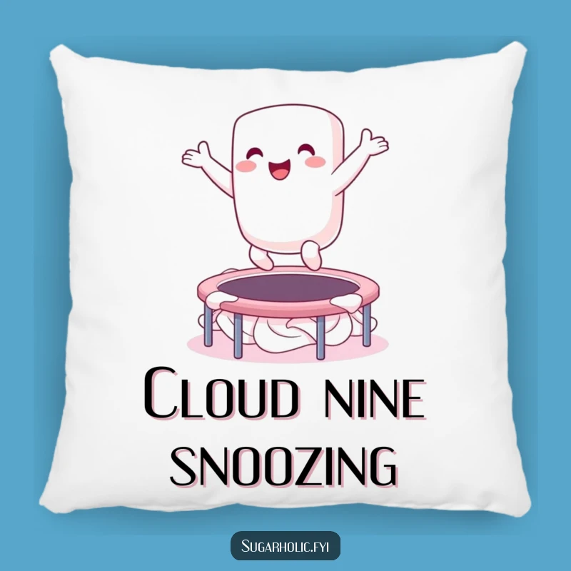 Funny Marshmallow Bounce Pillow: Cozy Character Comfort, Sweet Humorous Gift
