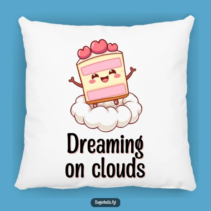 Funny Happy Cake Cloud Pillow: Soft & Joyful Comfort