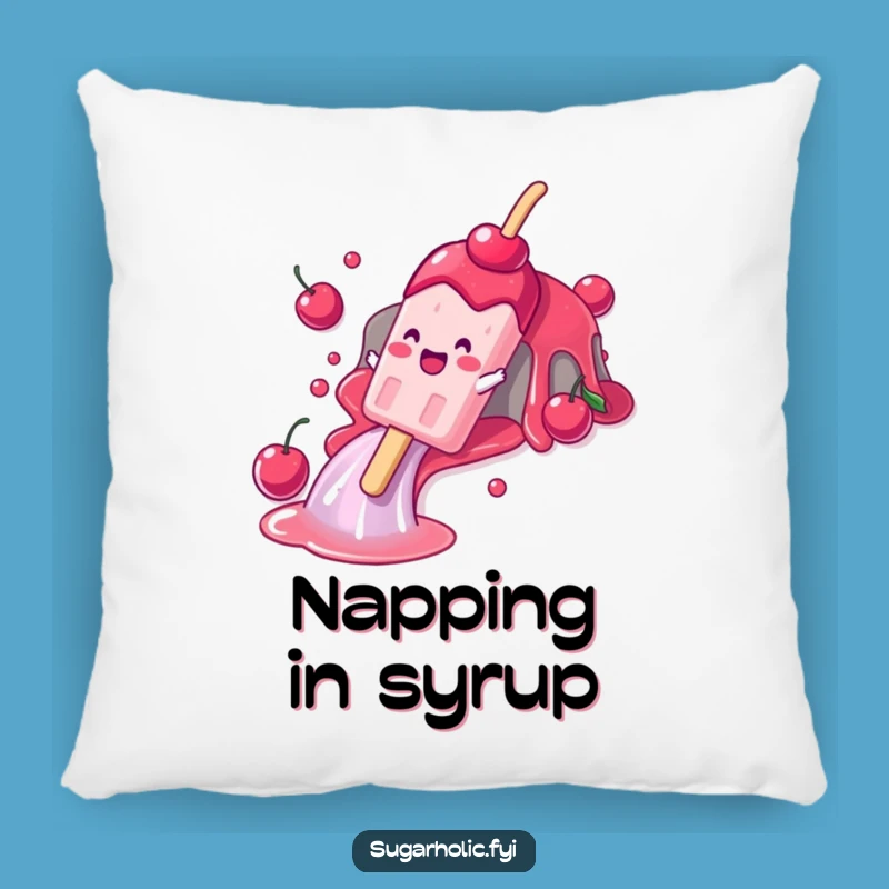 Funny Popsicle Slide Pillow: Cozy Character Comfort, Sweet Humorous Gift