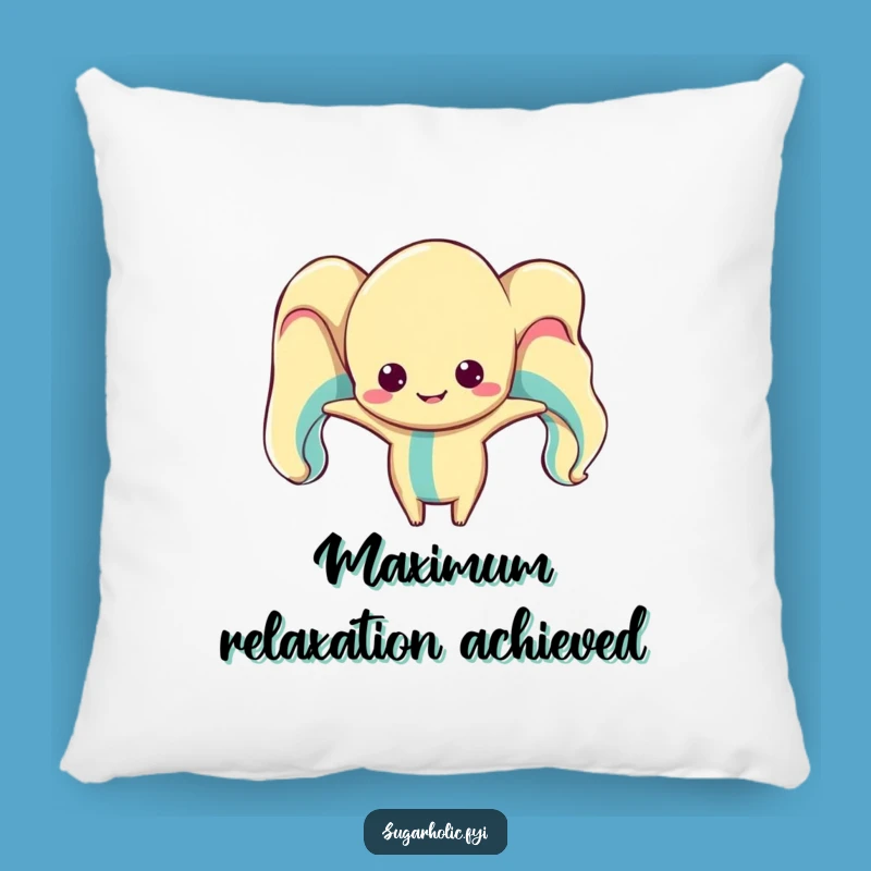 Funny Stretchy Taffy Pillow: Cozy Distorted Character Cushion, A Funny Gift of Comfort