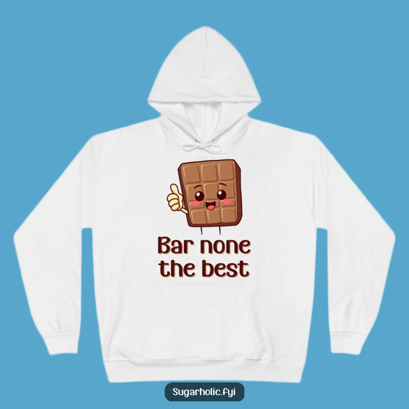 Funny Chocolate Bar Hoodie: Thumbs Up Comfort, Cozy & Hilarious Gift