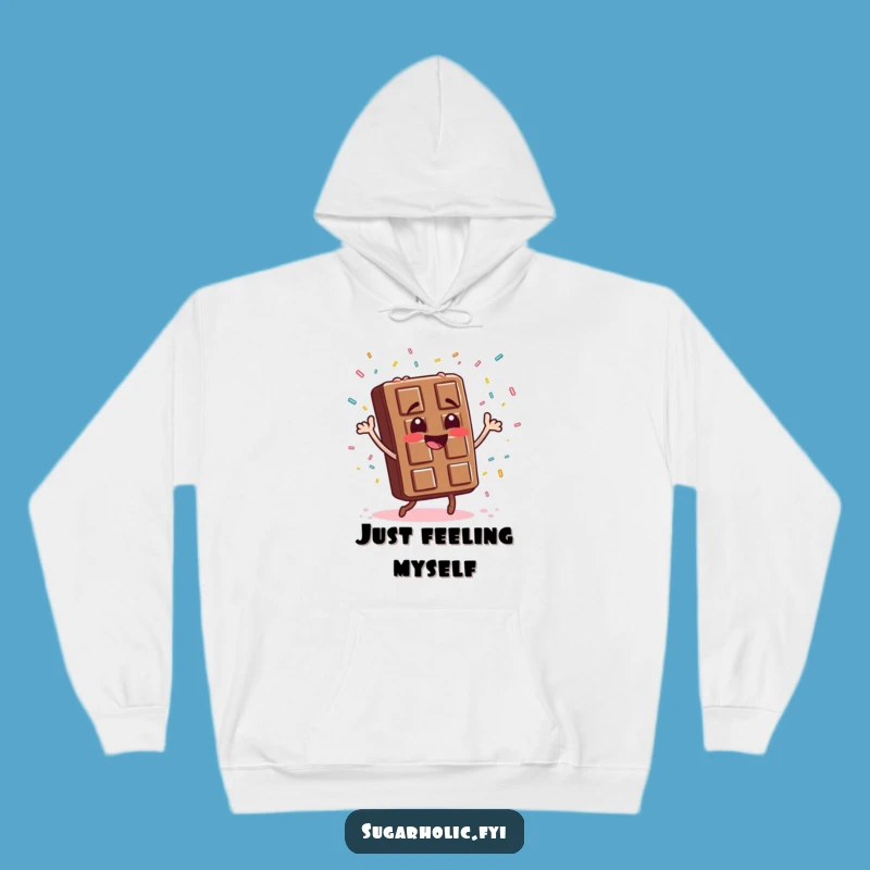 Cozy Funny Chocolate Bar Dancing Hoodie: Warmth and Whimsy for All Ages