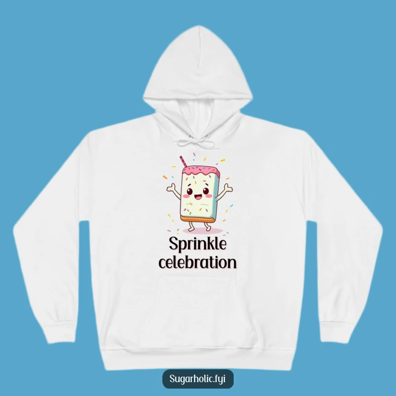 Funny Candy Bar Hoodie: Sprinkle Dance Party - Cozy & Comical Gift!