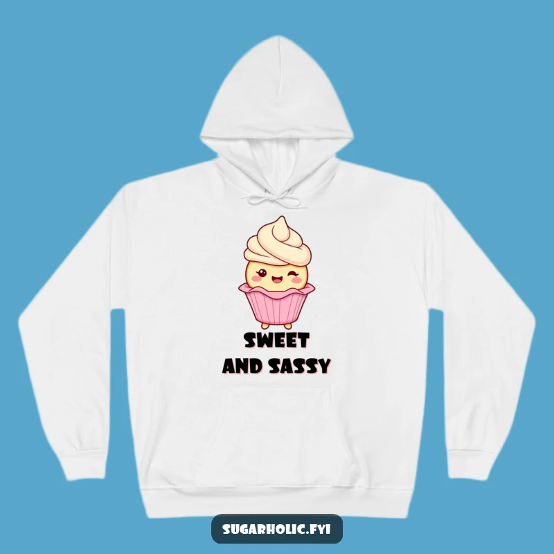 Funny Cupcake Wrapper Hoodie: Cozy Frosting Character Sweatshirt, Awesome Funny Gift