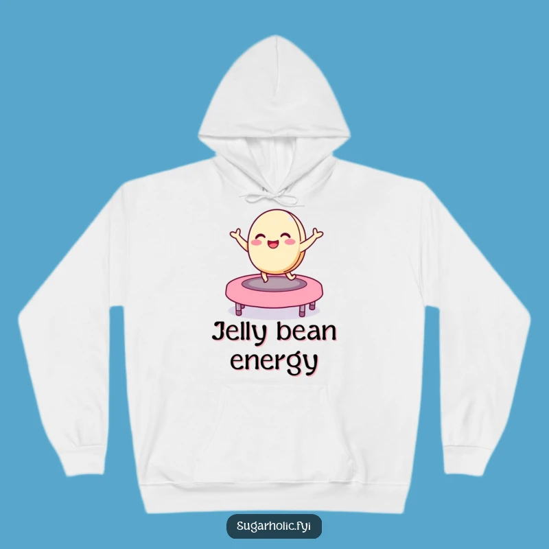 Funny Macaron Jelly Bean Trampoline Hoodie - Cozy & Hilarious Gift for Joyful People