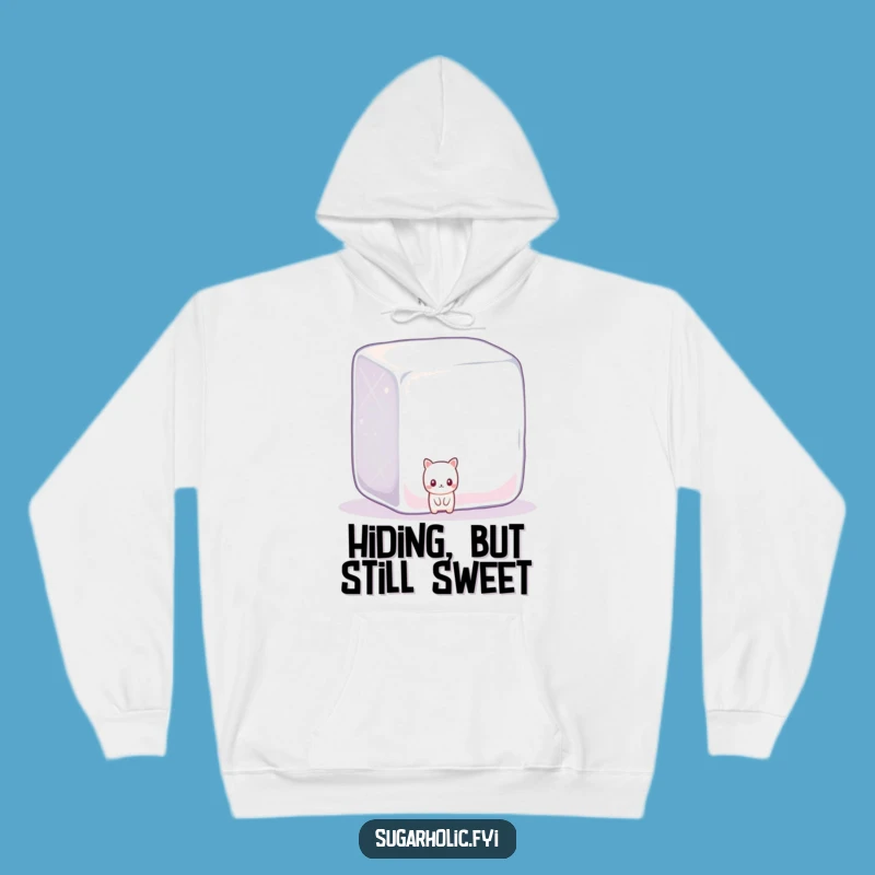 Cozy Funny Shy Candy Sugar Cube Hoodie: Warm & Whimsical Comfort