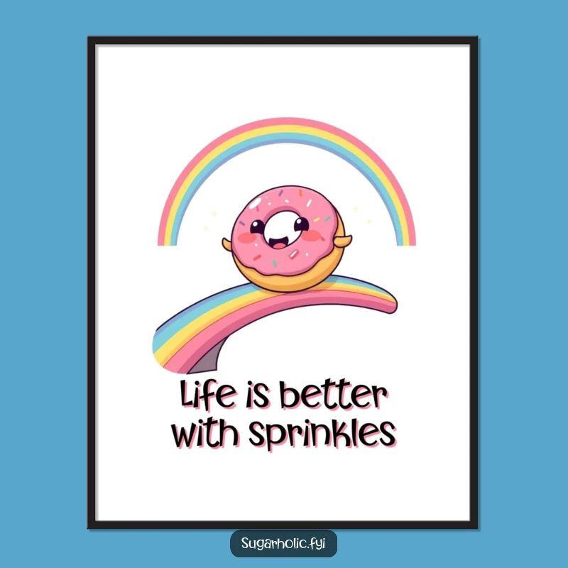 Funny Free Printable Donut Art For Your Wall