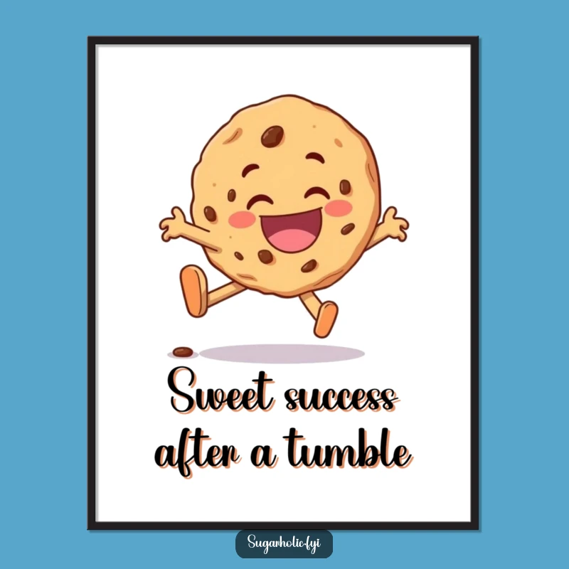 Funny Free Printable Cookie Wall Art: Joyful Trip Humorous Downloadable Decor