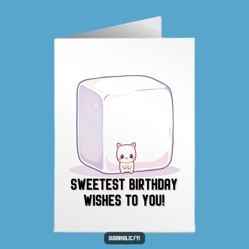 Free Printable Shy Candy Birthday Card Funny Download