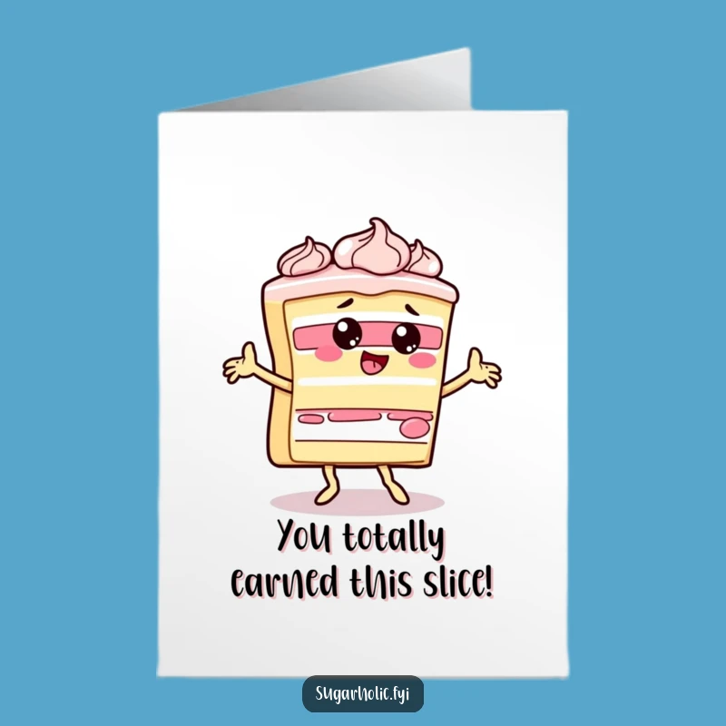 Free Printable Cake Dance Congrats Card - Joyful Downloadable Gift