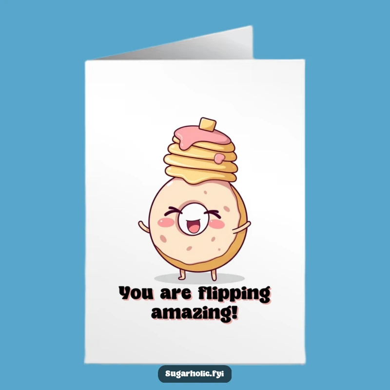 Free Printable Congrats Card: Balancing Donut Stack Funny Downloadable Gift