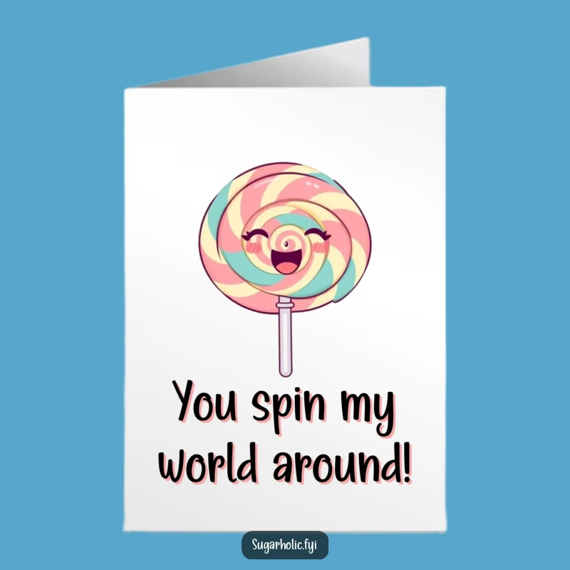 Free Printable Lollipop Congrats Card - Gleeful Spin Downloadable Gift