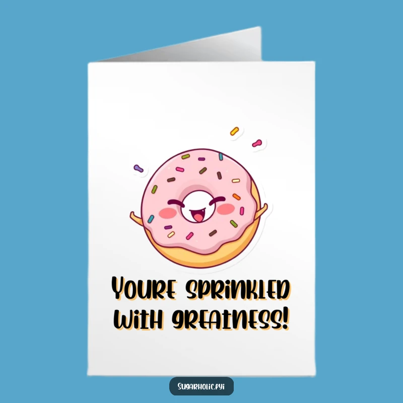 Printable Congrats Card: Donut's Juggling Achievement - Free Downloadable Humor