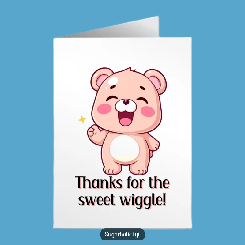 Free Printable Gummy Bear Thank You Card: Wiggle Your Gratitude Download