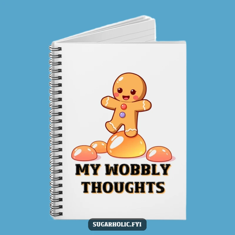Funny Gingerbread Joy Notebook: Jot Down Ideas With Candy Balance, Funny Gift!