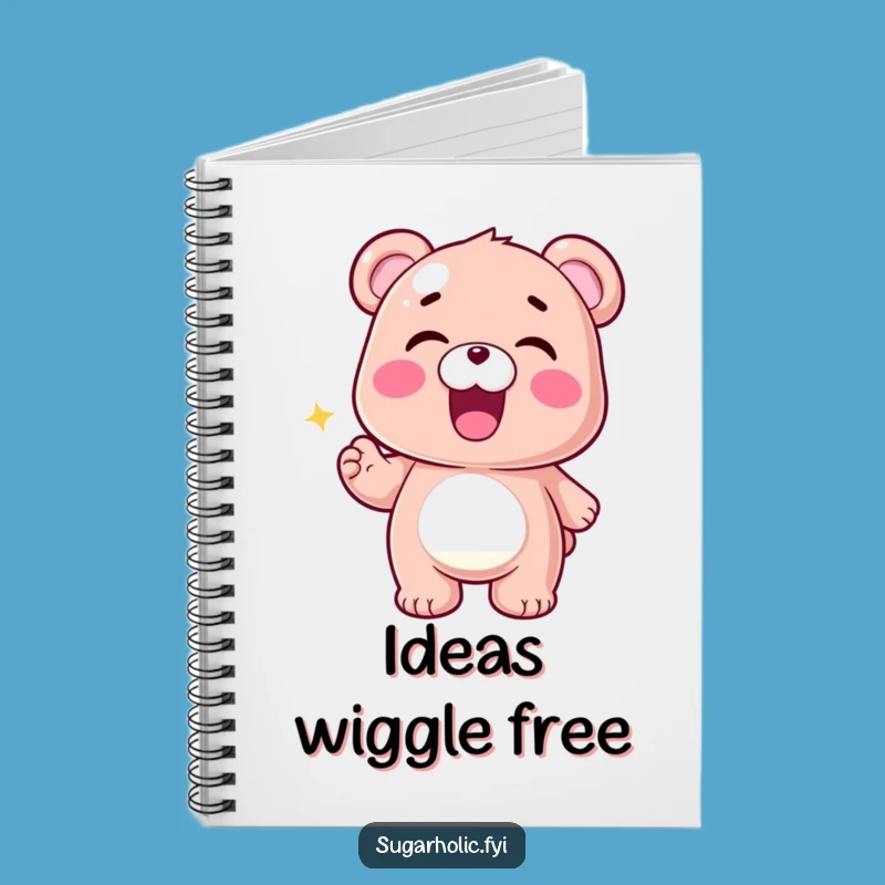 Funny Gummy Bear Notebook: Wiggle Design for Hilarious Jotting and Gift Ideas