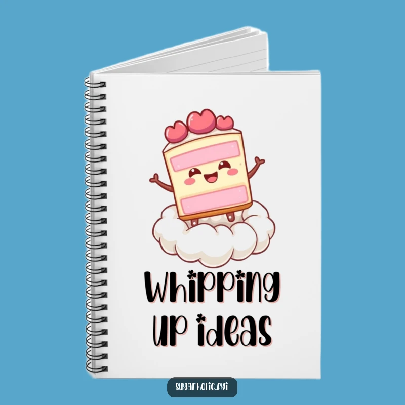 Funny Happy Cake Cloud Notebook: Jot Down Joyful Ideas