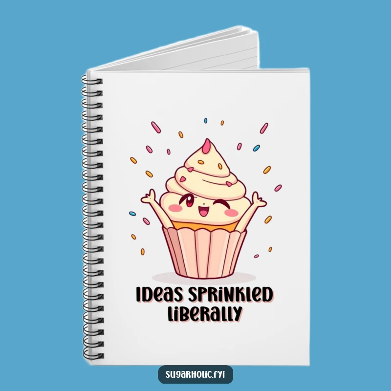 Funny Winking Cupcake Notebook: Sweet Notes, Perfect Funny Gift!
