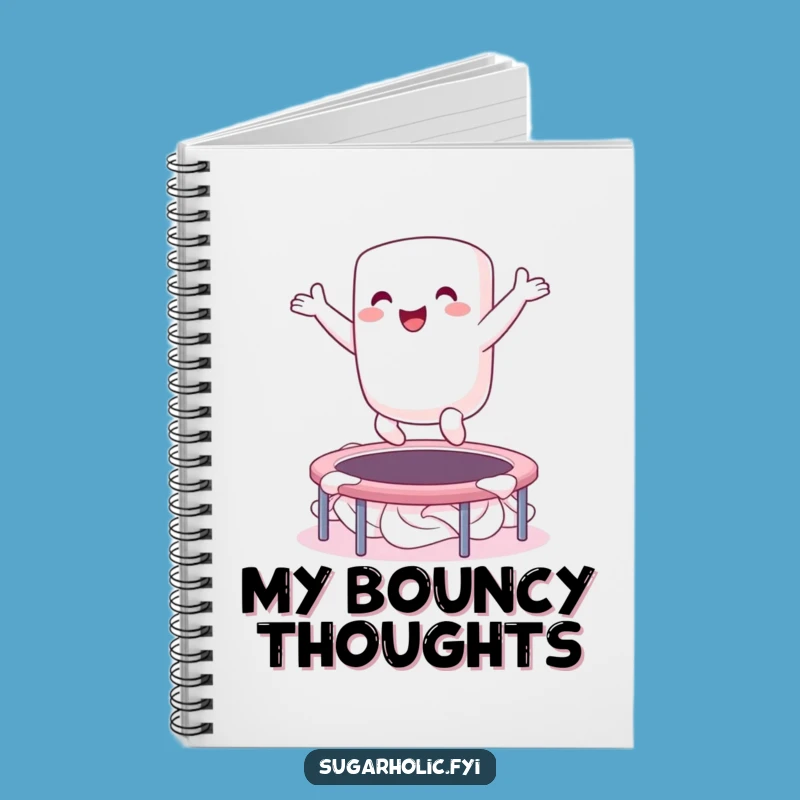 Funny Marshmallow Bounce Notebook: Character Journaling Fun, Inspiring Gift
