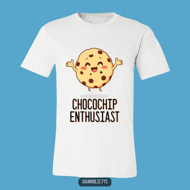 Funny Cookie Dance T-Shirt: Joyful Chocolate Chip Character Tee, Ideal Funny Gift