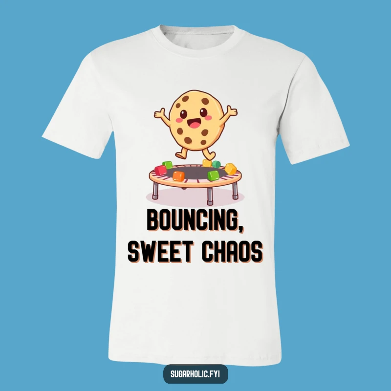 Funny Cookie Trampoline T-Shirt: Wear the Bouncy Fun, Great Funny Gift