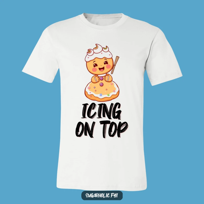 Funny Gingerbread Baker T-Shirt - Gleeful Cookie Decorating Gift