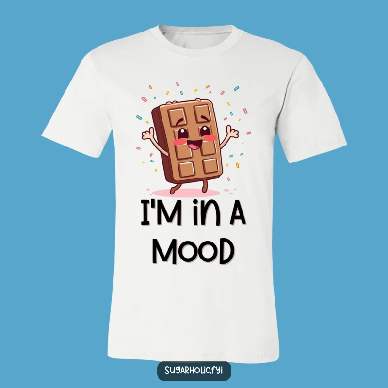 Funny Chocolate Bar Dance T-Shirt: Wearable Joy for Candy Sprinkle Lovers